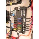 ST BLADE FUSE BLOCK - 12 CIRCUITS WITH NEG. BUS AN COVER