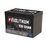 BATTERIE LITHIUM ÉVOLITHIUM 12V 135AH 1728WH BLUETOOTH / AUTO-CHAUFFANTE (GR.27)