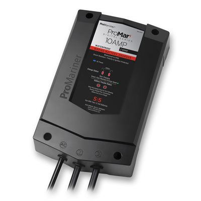 CHARGEUR PROMAR 12 / 24V 5 / 5 AMPS 2 BANQUES