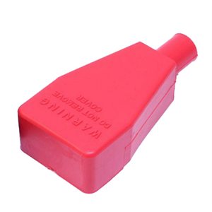 1 / 0-2 / 0 GA RED TERMINAL PROTECTOR STRAIGHT CLAMP